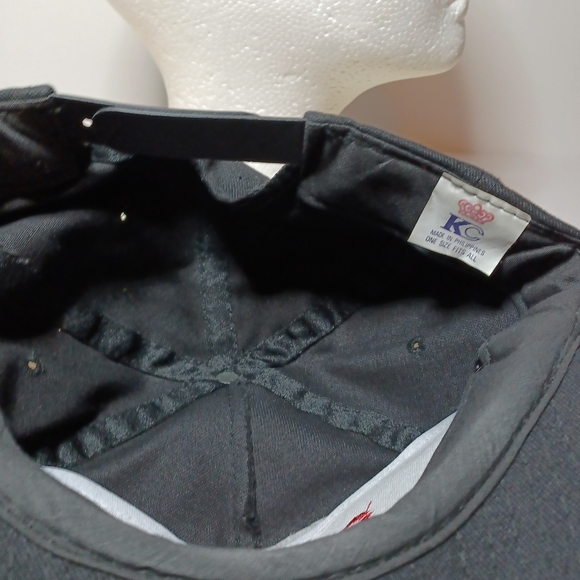 Vtg CERTIFIED Embroidered Black Baseball Cap Hat SnapBack Adult Size - Picture 5 of 6